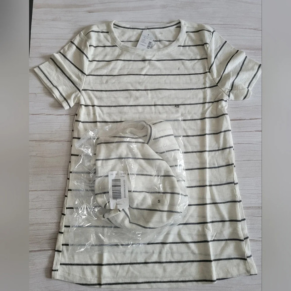 Maurices 24/7 Flawless  Stripe Rib Knit Tuck In Tee - Picture 4 of 5